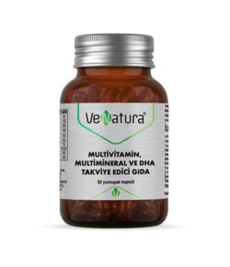 VeNatura Multivitamin, Multimineral ve DHA Takviye Edici Gıda 30 Yumuşak Kapsül