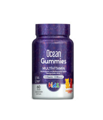 Orzax Ocean Gummies Multivitamin Kids Takviye Edici Gıda 60 Adet Çİğnenebilir Jel Form