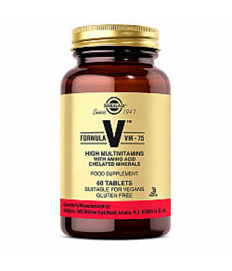 Solgar Formula VM-75 Multivitamin ve Mineral 60 Tablet