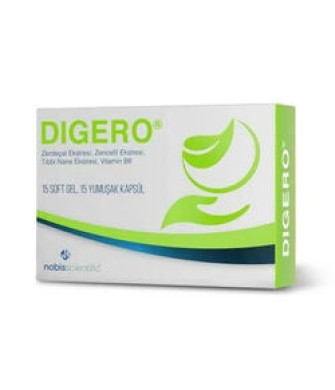 Nobis Scientific Digero 15 Kapsül Zerdeçal Ekstresi İçerikli