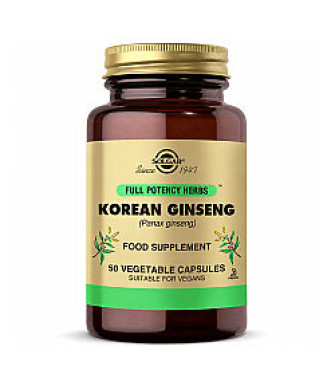 Solgar Korean Ginseng Takviye Edici Gıda 50 Kapsül