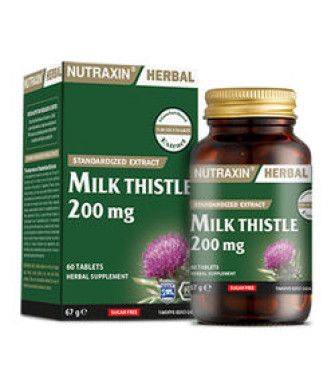 Nutraxin Herbal Milk Thistle 200mg 60 Kapsül