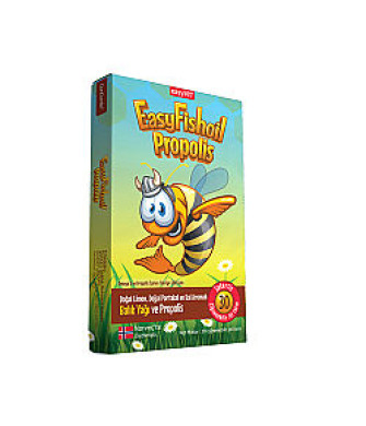 Easy Fish Propolis + Balık Yağı + A vitamini 30 Çiğnenebilir Jel