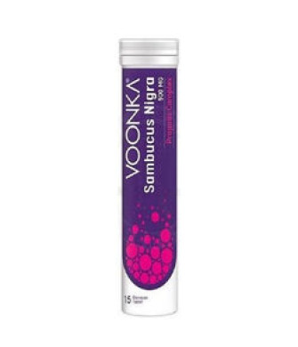 Voonka Sambucus Nigra Propolis Complex Kara Mürver 15 Efervesan Tablet