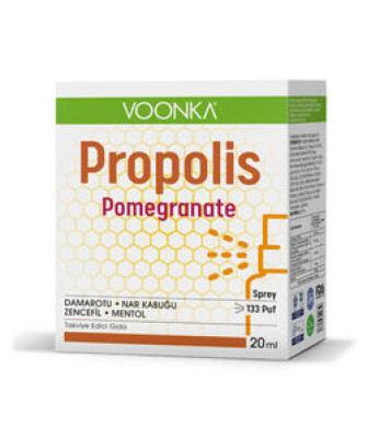 Voonka Propolis Pomegranate Takviye Edici Gıda Sprey 20 ml