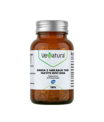 VeNatura Omega 3 1600 Balık Yağı 30 Yumuşak Kapsül