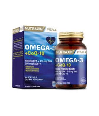Nutraxin Omega-3+CoQ-10 60g