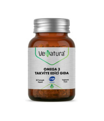 VeNatura Omega 3 Takviye Edici Gıda 60 Kapsül