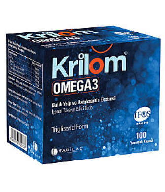 Krilom Omega 3 Yumuşak Kapsül 100 Kapsül