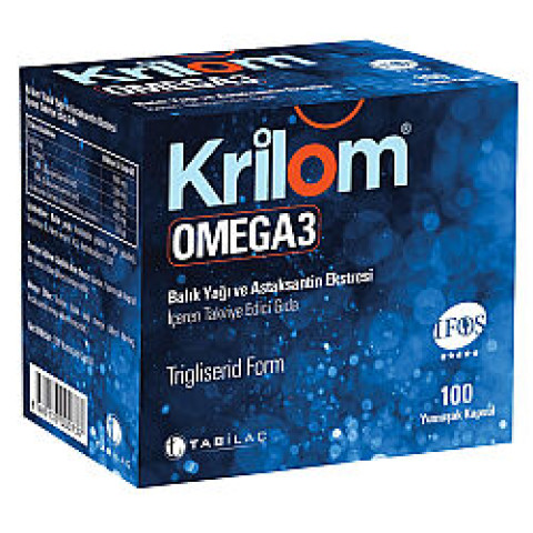 Krilom Omega 3 Yumuşak Kapsül 100 Kapsül