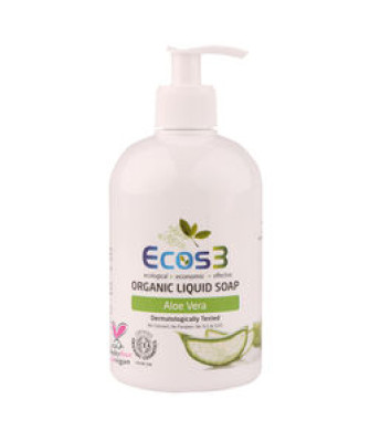 Ecos3 Aloe Vera Özlü Organik Sıvı Sabun 500 ml