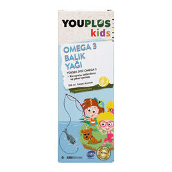 YouPlus Kids Omega 3 Takviye Edici Gıda 150 ml